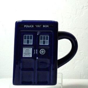 Doctor Who TARDIS 3D Mug Zeon Police Box Ceramic Cup Collectible Mug or Planter